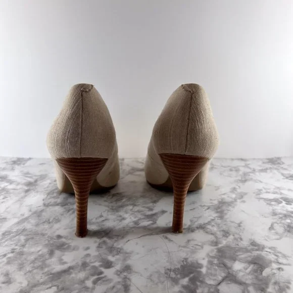 Kelly & Katie Women's Isabel Linen Pump Size 9.5 - Picture 10 of 11